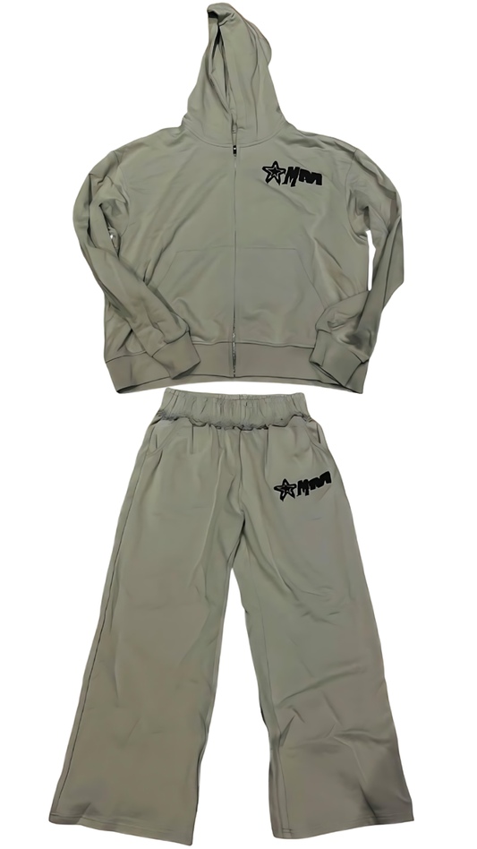 FULL DISTRESSED FIT GREY